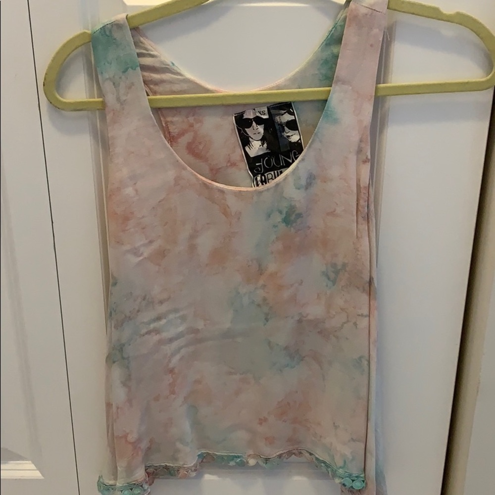 Tie Dye Tank Crop Top